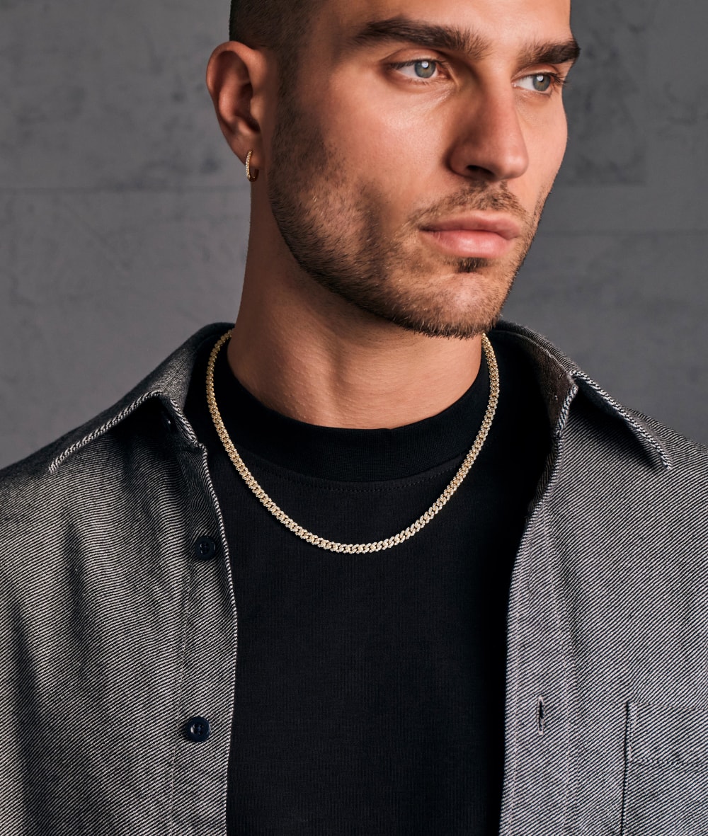 Iced Out Cuban Link Chain - 5mm Gold - A Chain That Captivates