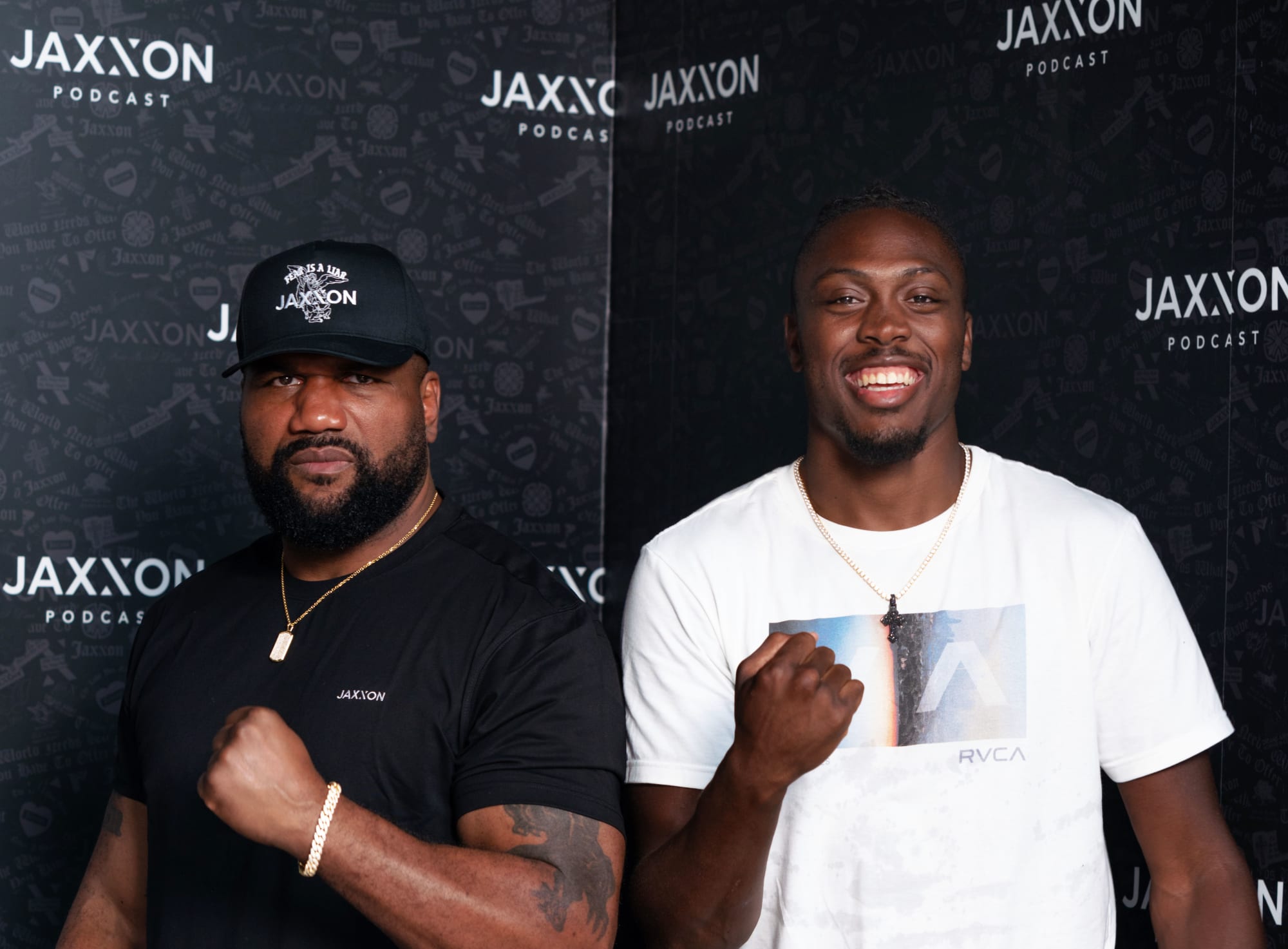 Picture of JAXXON Welcomes UFC Lightweight Jalin Turner to Fade On Site with Rampage Jackson