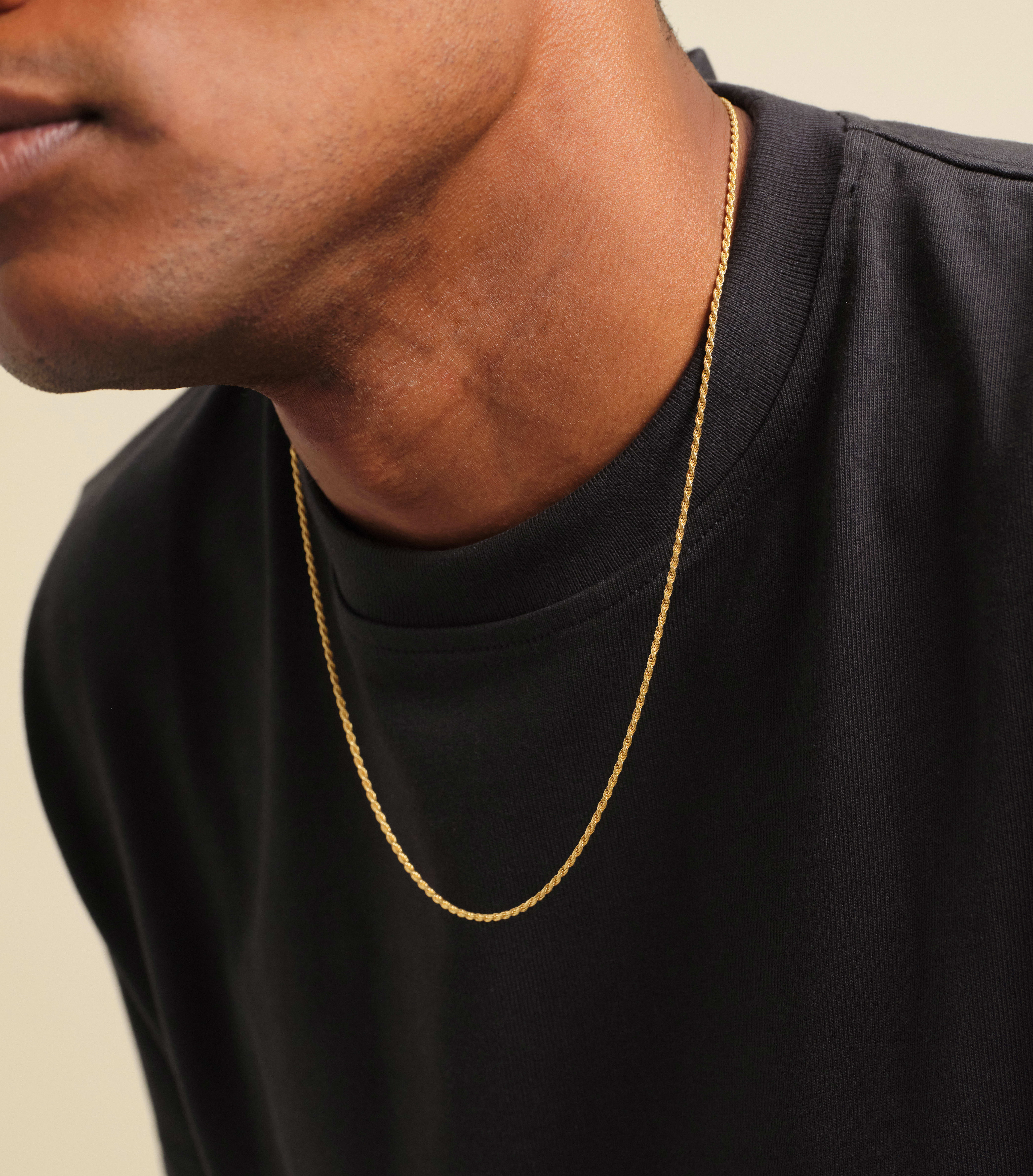 Image Rope Chain - 1.5mm Gold - Sustainable Style