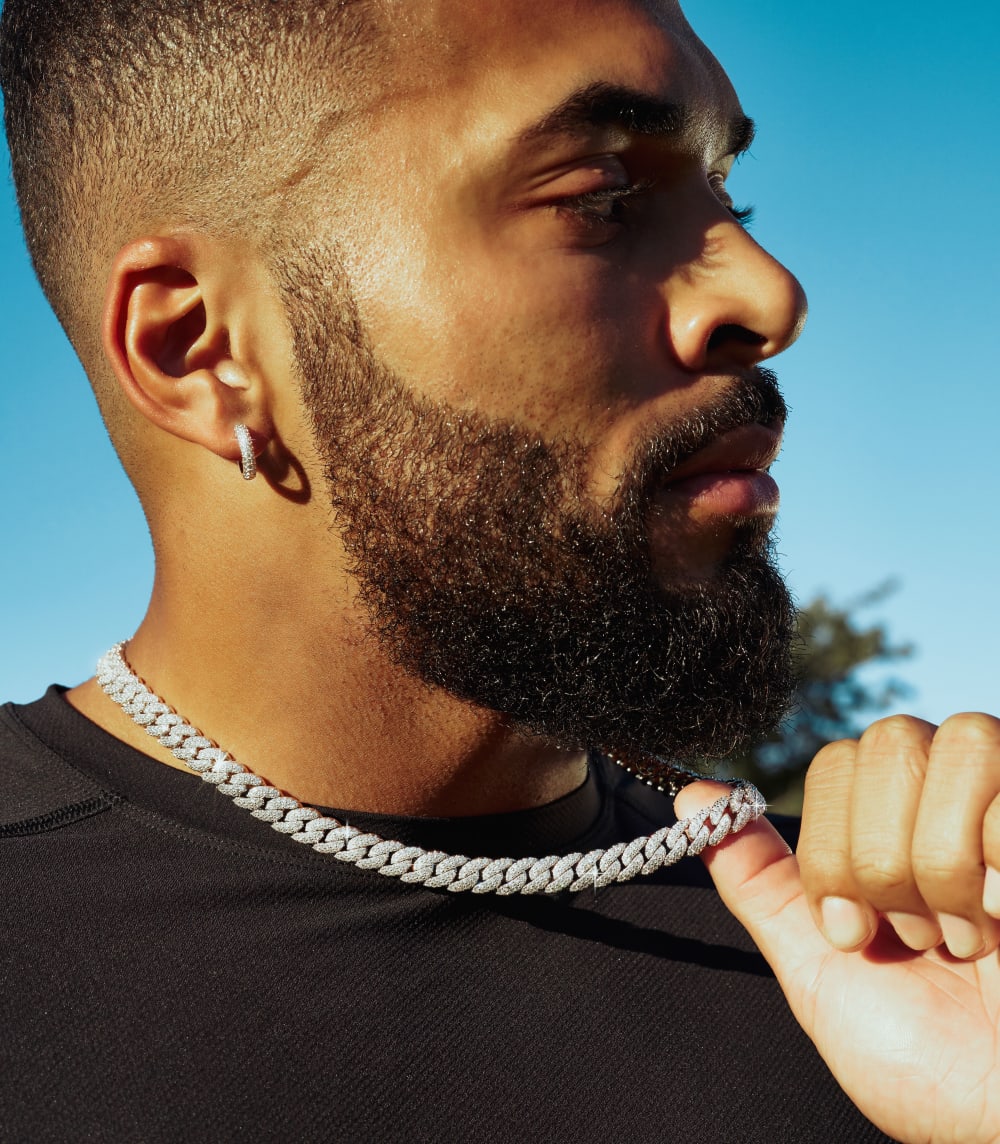 Iced Out Cuban Link Chain - 10mm Silver - A Chain That Captivates