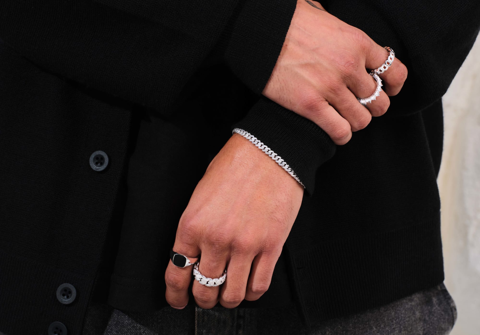 Picture of How to Wear Multiple Rings: Men's Style Guide