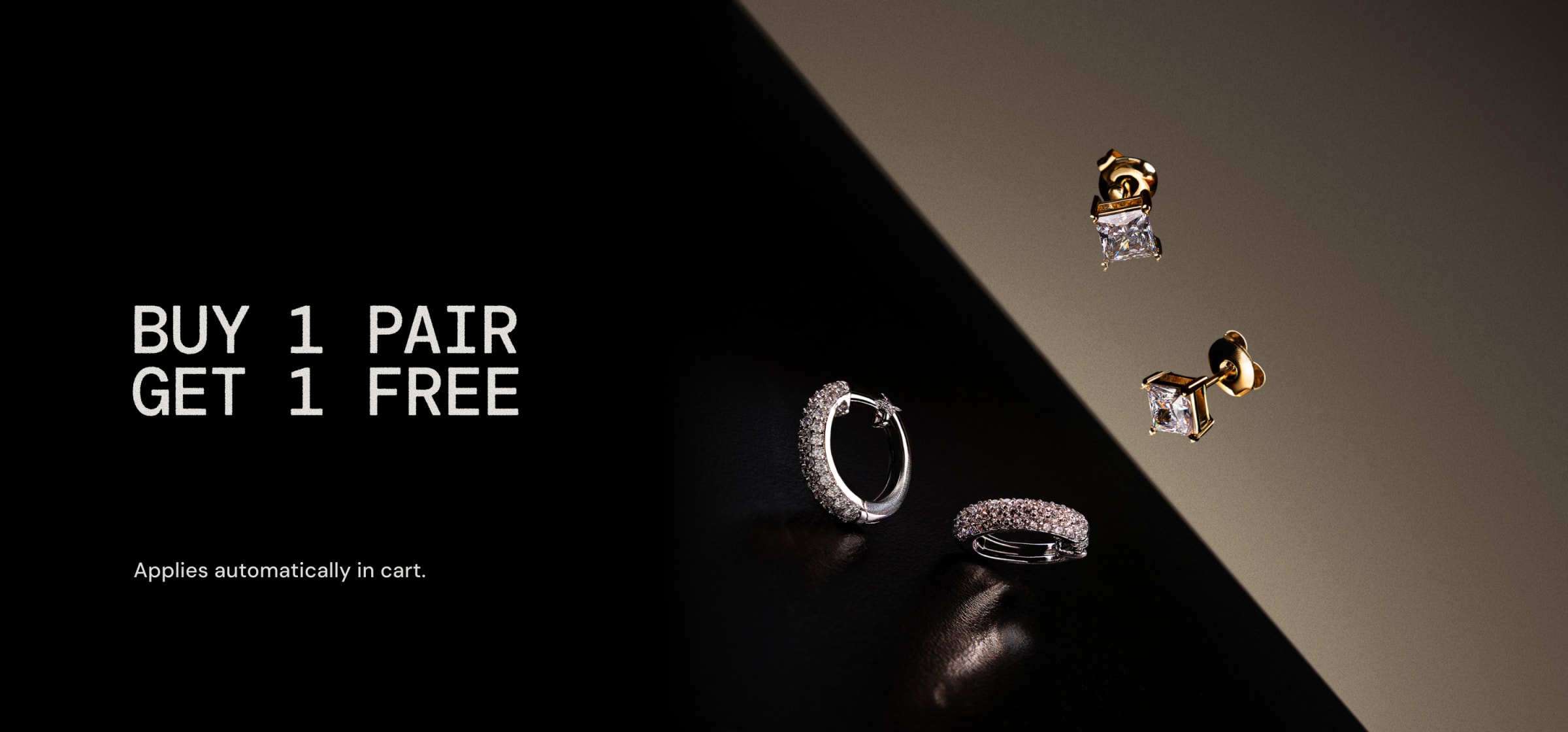 Men's BOGO Earrings Banner-hero