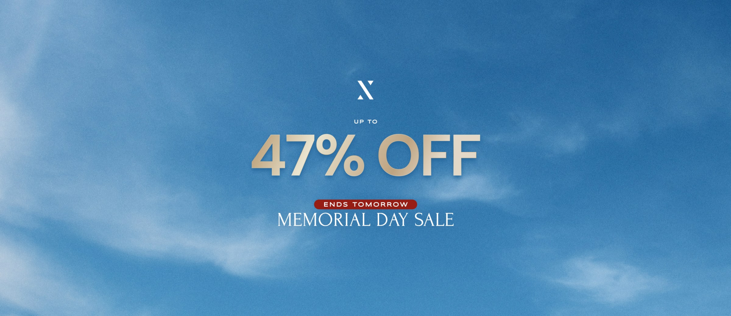 Memorial Day Sale Banners - Ends Tomorrow-hero