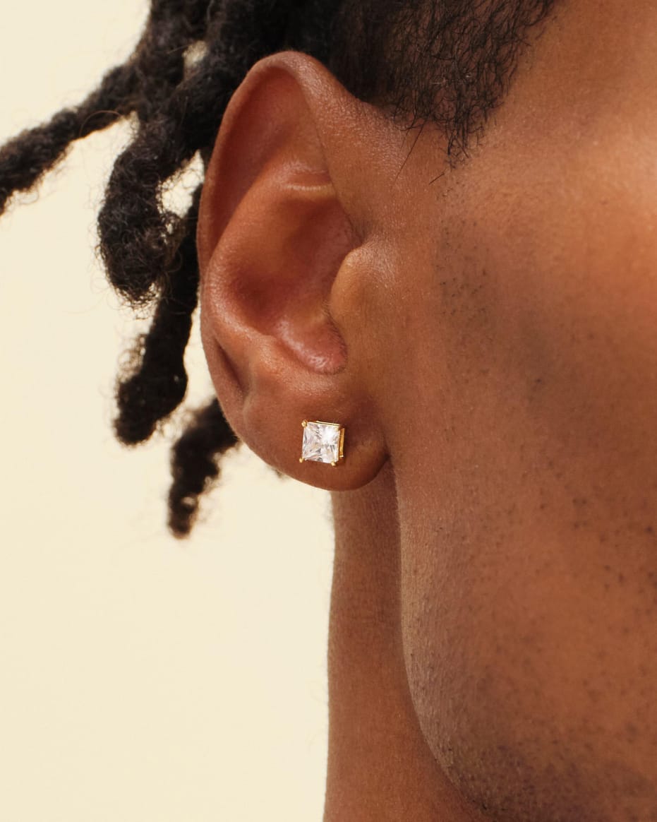 Square Stud Earrings