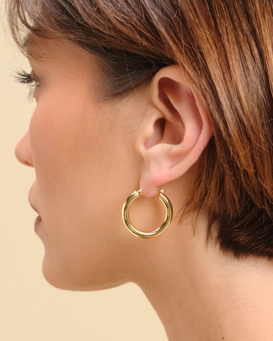 Bold Medium Hoop Earrings