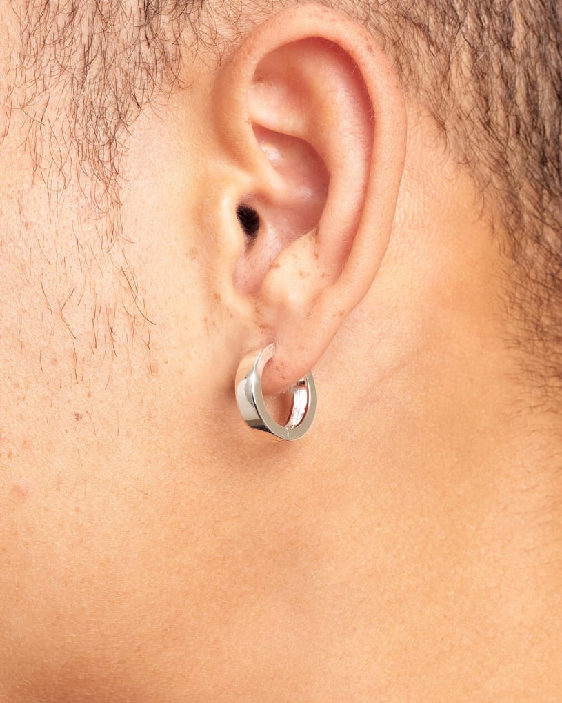 Classic Hoop Earrings - Silver