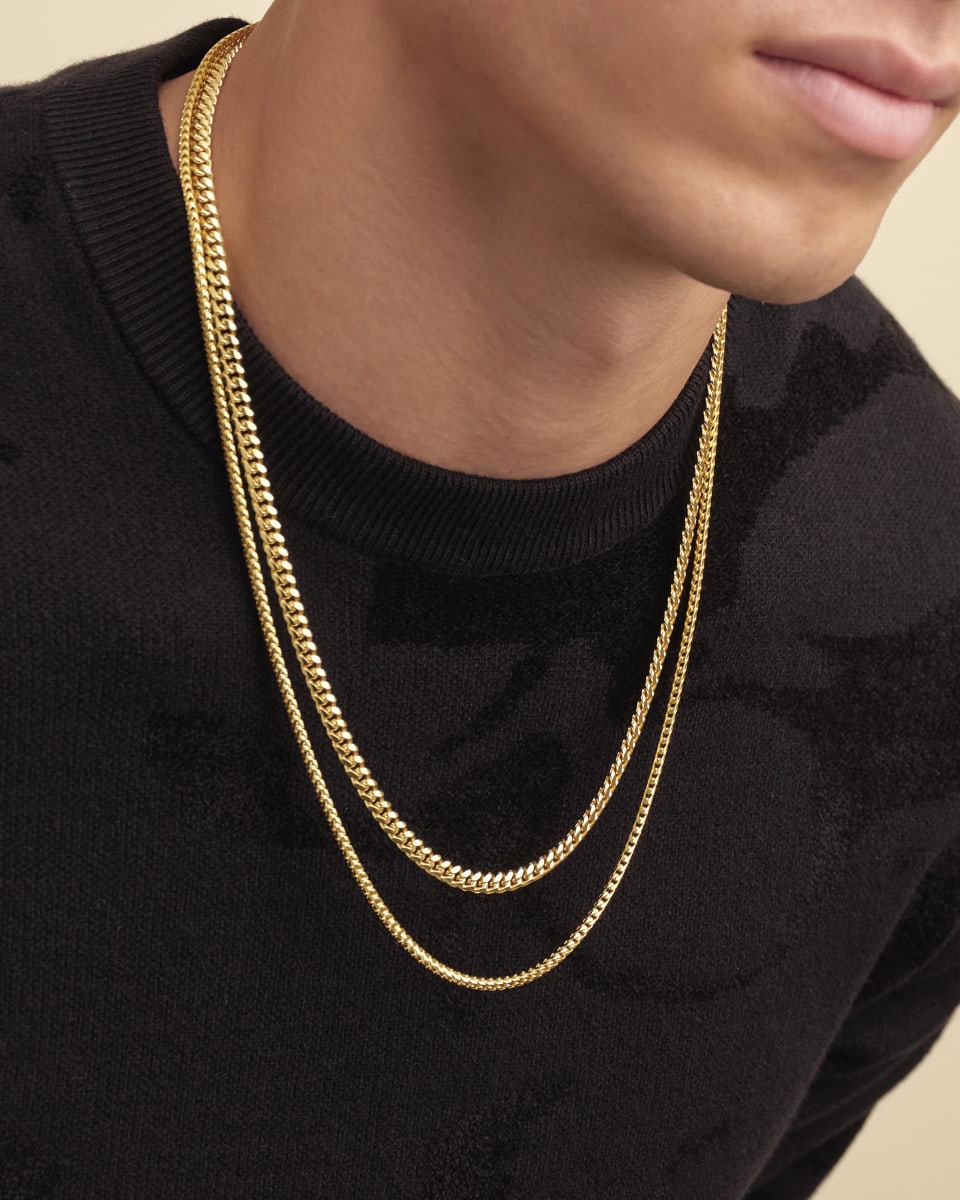 Cuban Link + Franco Chain Stack