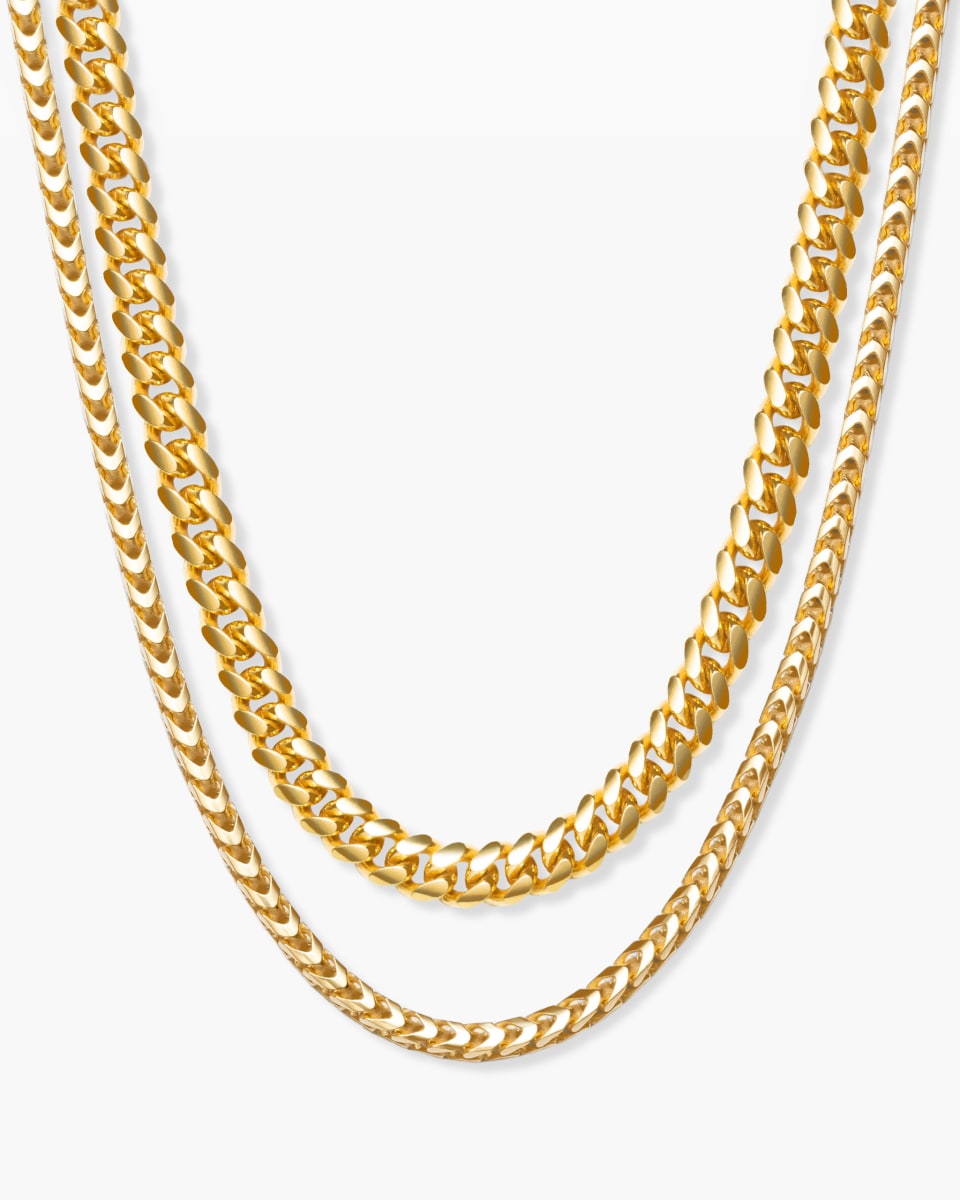 Cuban Link + Franco Chain Stack