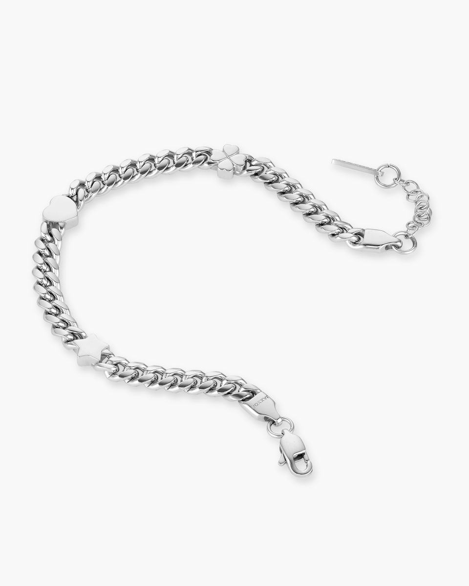 Cuban Link Charm Bracelet