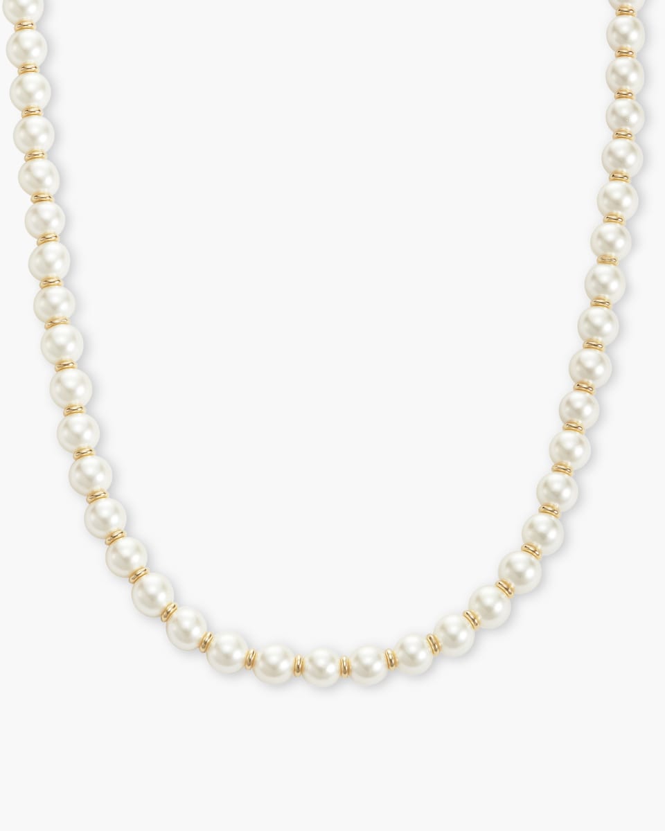 Pearl Rondelle Necklace